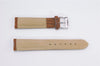 18mm Original Sector Brown Leather Suede Padded Watch Band