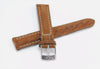 18mm Original Sector Brown Leather Suede Padded Watch Band