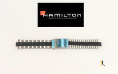 Original Hamilton KHAKI Stainless Steel and Rubber Watch Band 631317