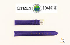 Citizen Eco-Drive 59-R50226 Purple Synthetic Leather Watch Band Strap FE1128-06A