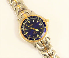BELAIR Seapearl 600 Quartz Diver Watch Two-tone Stainless Steel Gold Plated Vintage New