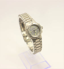 BELAIR SeaPearl 600 Ladies Swiss Quartz Movement Brushed Stainless Steel Diver's Watch Vintage NEW