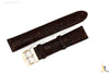 Citizen 59-S52216 Original Replacement 20mm Brown Leather Watch Band Strap - Forevertime77