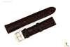 Citizen 59-S53084 Original Replacement 21mm Brown Leather Watch Band Strap - Forevertime77