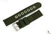 Citizen 59-S52138 Original Replacement 20mm Green Cloth Nylon Watch Band Strap - Forevertime77