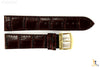 Citizen 59-S50033 Original Replacement 20mm Brown Leather Watch Band Strap - Forevertime77