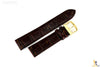 Citizen 59-S50033 Original Replacement 20mm Brown Leather Watch Band Strap - Forevertime77