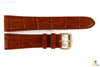 Citizen 59-S52479 Original Replacemnet 22mm Light Brown Leather Watch Band Strap - Forevertime77