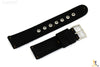 Citizen 59-S51974 Original Replacement 22mm (LONG) Black Nylon Watch Band Strap - Forevertime77