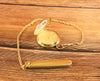 Colibri Gold Plated Pocket Watch with Chain  and Pocket Knife Swiss Made