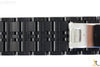 Citizen 59-S03891 Original Replacement 20mm Black Ion Plated Stainless Steel Watch Band Bracelet - Forevertime77