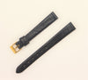 12mm Primo Genuine Lizard Black Watch Band Strap Made in Italy