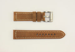 22mm Tissot or Citizen Compatible Brown Leather Watch Band T116410A/T116617A