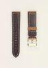 22mm Tissot or Citizen Compatible Brown Leather Watch Band T116410A/T116617A