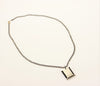 Stainless Steel Pendant with Ion Plated Cable & Stainless Steel Chain Unisex
