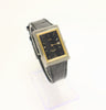 CARAN d'ACHE Vintage Watch VERY RARE Stainless Steel/Gold Bezel Sapphire Crystal