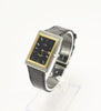 CARAN d'ACHE Vintage Watch VERY RARE Stainless Steel/Gold Bezel Sapphire Crystal