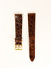 Primo 18mm Crocodile Veritable Brown Italian Watch Band CrocoMBr18 - Forevertime77