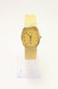 Ardath Stainless Steel Gold Plated Swiss Made Quartz Watch Vintage New Unisex 1980's