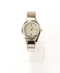 Ladies NINE WEST Stainless Steel Watch Vintage New 1990's (Silver Dial)