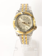 Casio Diver's Watch Two Tone Unisex Vintage 1990's New