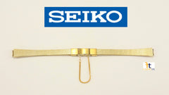 SEIKO Ladies Stainless Steel Gold Plated Wristwatch Band Z5110 with End Safety Chain