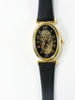 Ladies Oval Skeletonized Gold Plated Watch by St. Bernard / Steampunk Fashion - Forevertime77