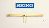 SEIKO Ladies Stainless Steel Gold Plated Wristwatch Band M5093-A  with End Safety Chain