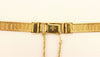 SEIKO Ladies Stainless Steel Gold Plated Wristwatch Band 36273 with End Safety Chain