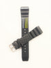 20mm Compatible Fit 59-L7334 Citizens Black Rubber Waterproof Divers Watch Band Strap