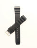 20mm Compatible Fit Citizens Black Rubber Waterproof Divers Watch Band Strap