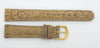 Nubuck Genuine Tan Leather Watch BAND (Various Sizes/Buckle Color)