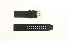 22mm Compatible w/ Luminox Colormark 3050 3080 Black Rubber Watch Band w/2 pins