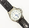 Jacques Edho Ladies Watch Swiss Made Stainless Steel Leather Band New Old Stock 1990's