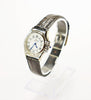 Jacques Edho Ladies Watch Swiss Made Stainless Steel Leather Band New Old Stock 1990's