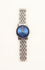 Jacques Edho Ladies Watch Swiss Made Stainless Steel Blue Dial New Old Stock 1990's