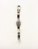 Ladies NINE WEST Stainless Steel Vintage New 1990's (Black Dial) - Forevertime77