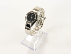 Ladies NINE WEST Stainless Steel Watch Vintage New 1990's (Black Dial)