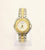 Jacques Edho Ladies Two-tone Watch Swiss Made Stainless Steel Gold Plated New Old Stock 1990's French