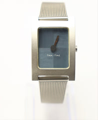 Tam Time Watch 1990's (Blue Checkered Dial) Vintage Brand New Old Stock