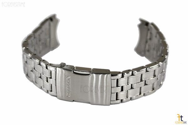 Citizen 59-S03819 Original Replacement 23mm Silver-Tone Stainless Steel Watch Band - Forevertime77