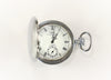 Villereuse Winding Pocket Watch Swiss Made Stainless Steel 1980's Vintage New - Forevertime77