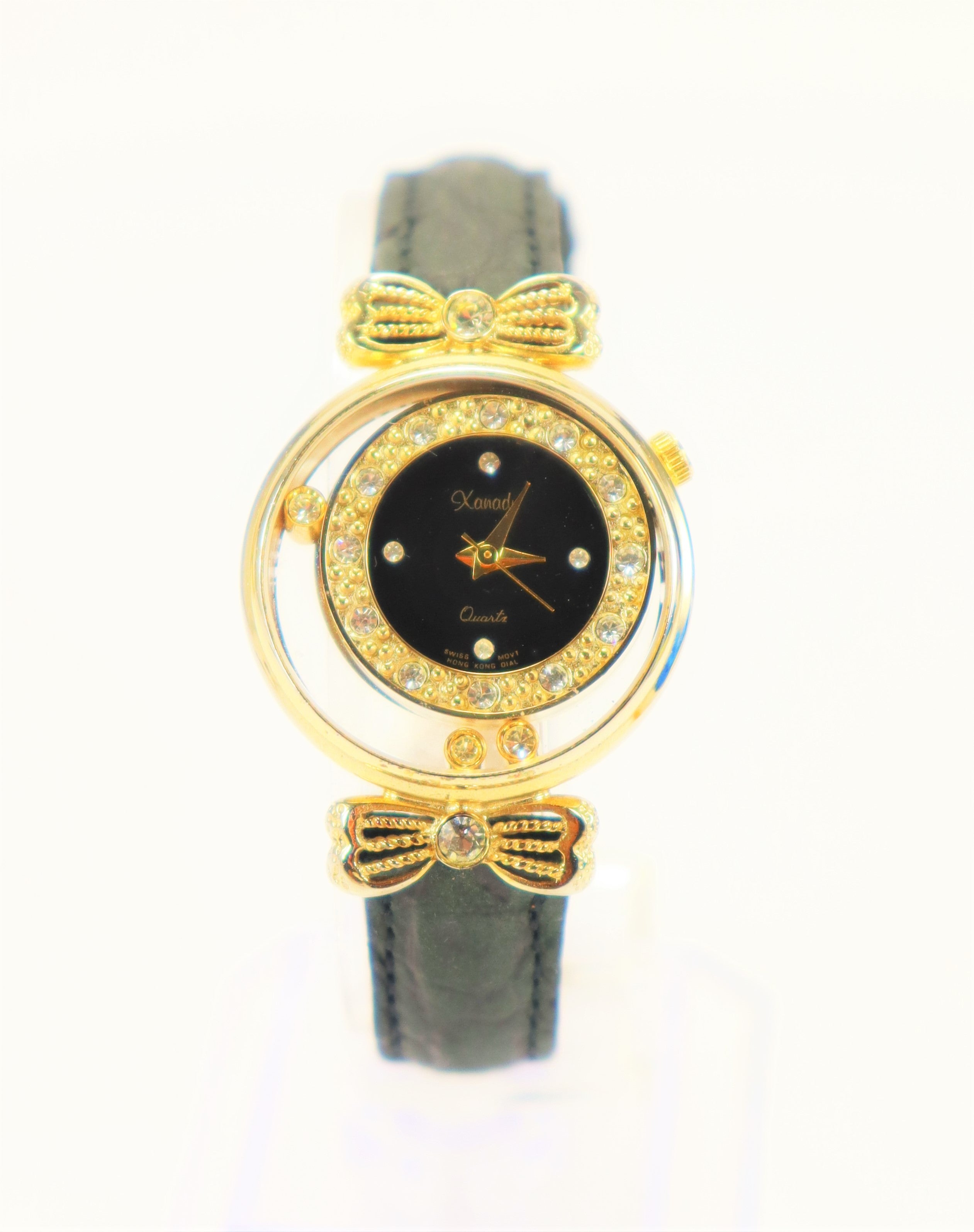 XANADU Womens Wristwatch, Multi Glass Gemstone Wristwatch, Blue Pink and  White Emerald Cut Glass Gemstones and Marcasite, Brass Watch, NOS - Etsy