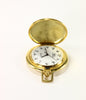 Villereuse Winding Pocket Watch Swiss Made Gold Plated 1980's Vintage New