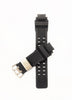 CASIO Compatible Replacement GW-A1100-1A G-Shock Aviation Black Rubber Watch Band Strap