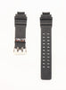 CASIO Compatible Replacement GW-A1100-1A G-Shock Aviation Black Rubber Watch Band Strap