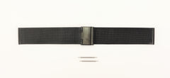 Stainless Steel Black Mesh Watch Band Compatible w/Skagen Watches Various Sizes 18mm and 20mm  BLACK UNISEX