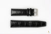 24mm Genuine Leather Multi-Color Watch Band (Various Colors)