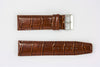 24mm Genuine Leather Multi-Color Watch Band (Various Colors)