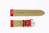 24mm Genuine Leather Multi-Color Watch Band (Various Colors)